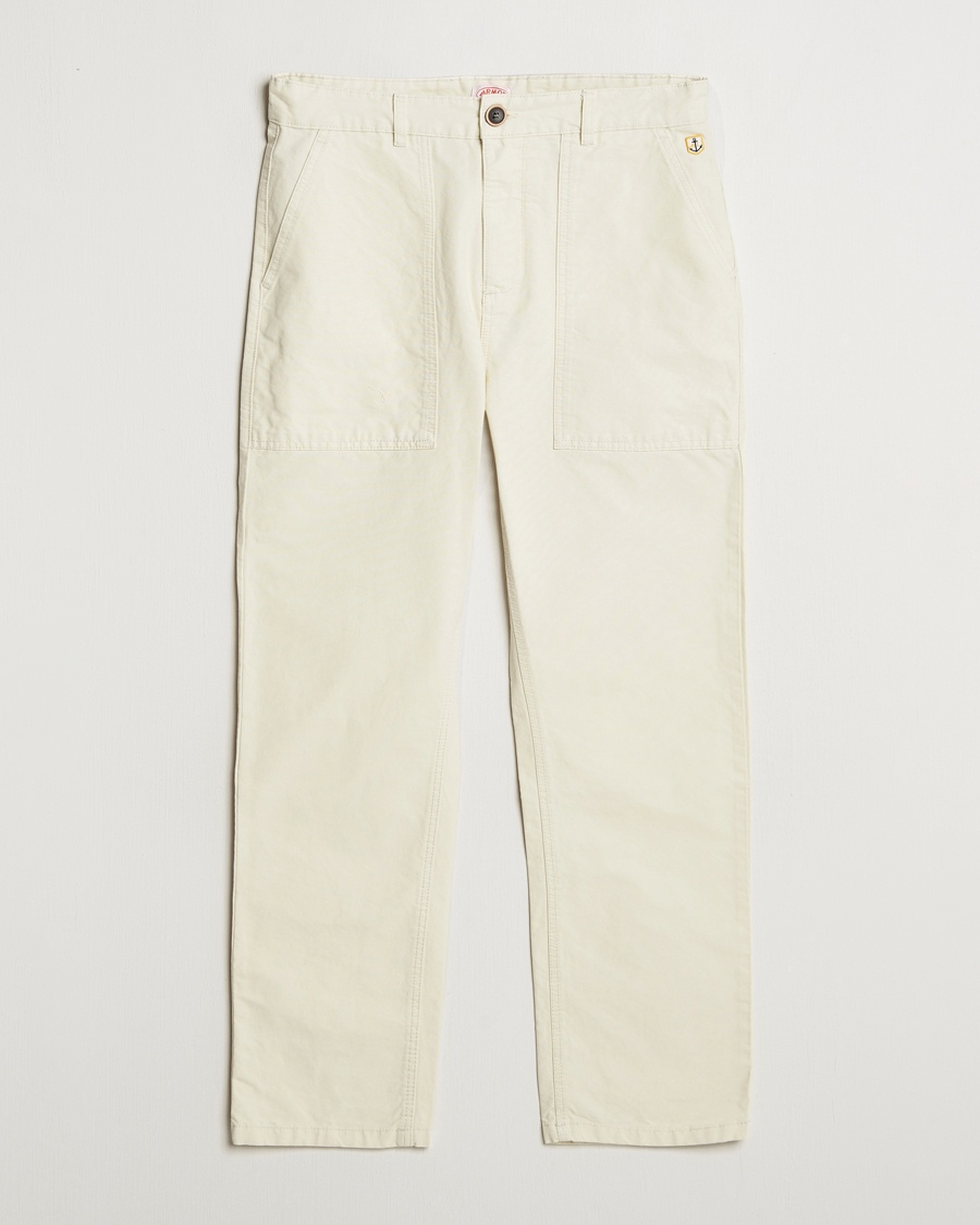 Herr | Byxor | Armor-lux | Workwear Trousers Oyster Clair