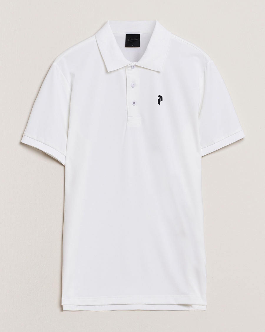 Herr | Funktions T-shirts | Peak Performance | Vespar Performance Polo White