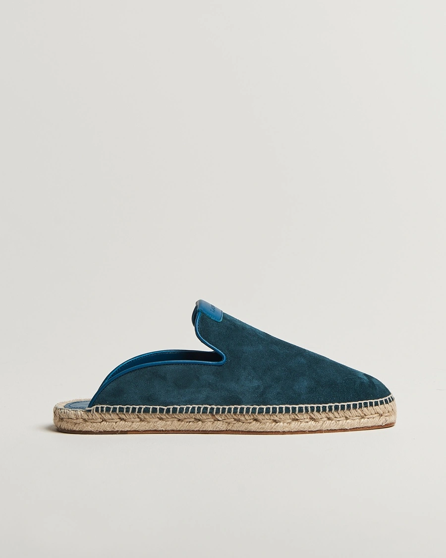 Herr | Skor | Lanvin | Espadrilles Petrol Blue