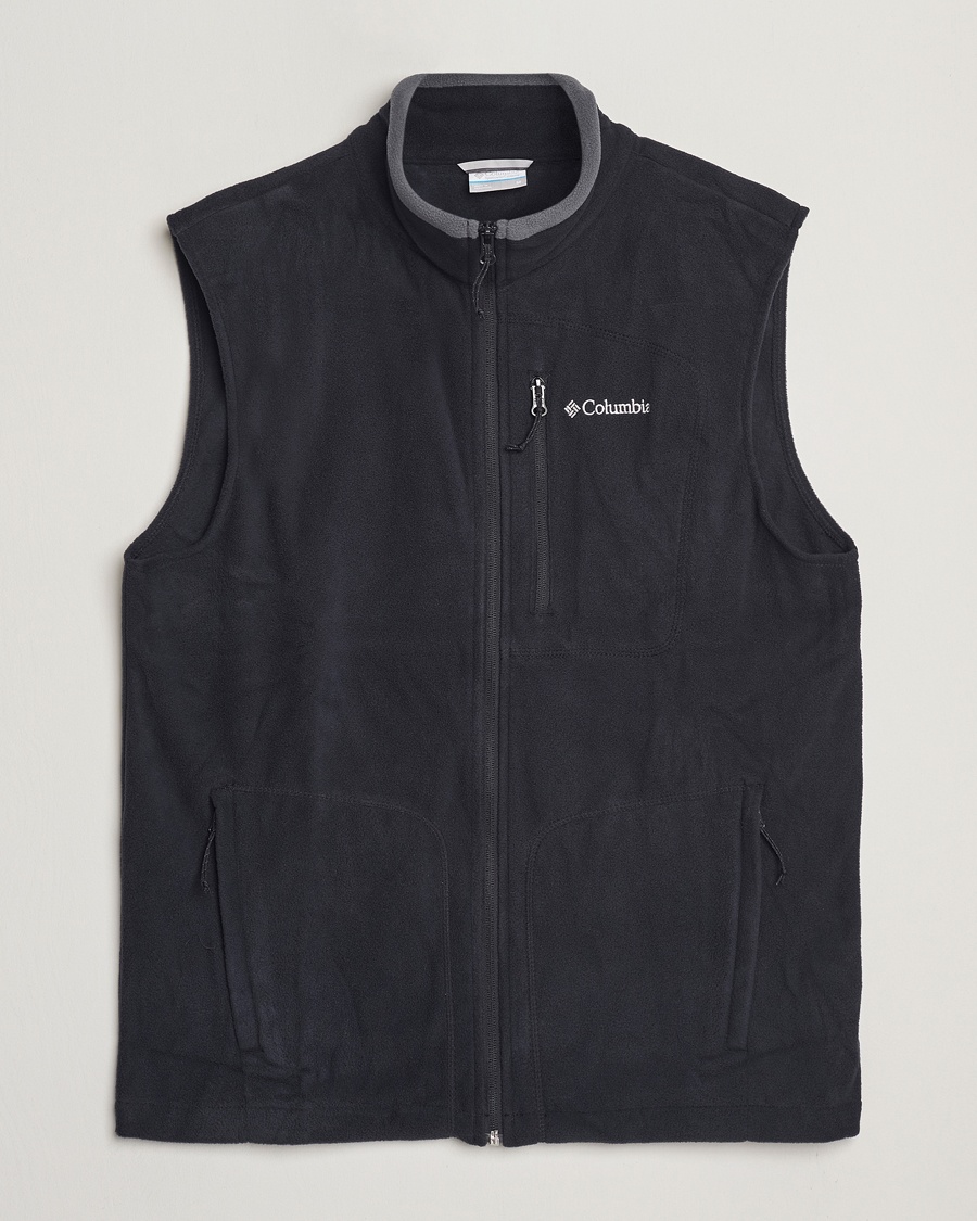 Columbia Fast Trek Full Zip Fleece Vest Black – Svart
