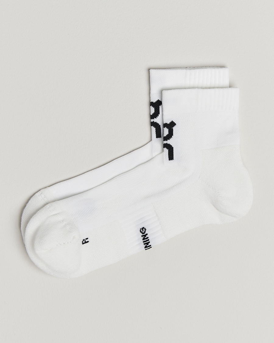 Herr | Strumpor | On | Core Run Sock Mid 2-Pack White