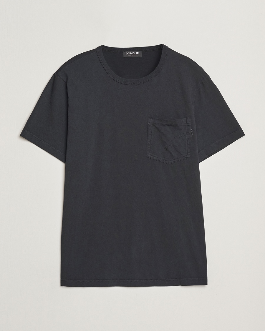 Herr | Dondup | Dondup | Pocket Crew Neck T-Shirt Black