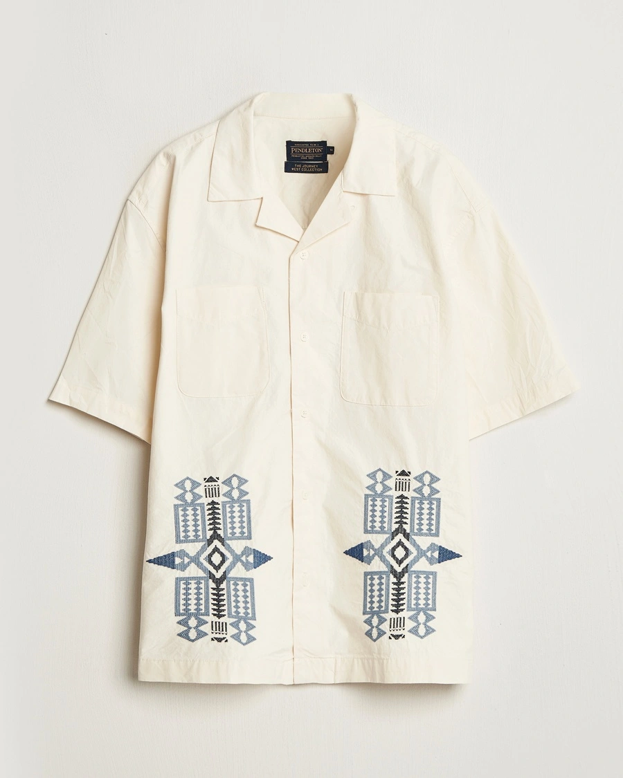 Herr | Kortärmade skjortor | Pendleton | Camp Collar Shirt Fire Legend