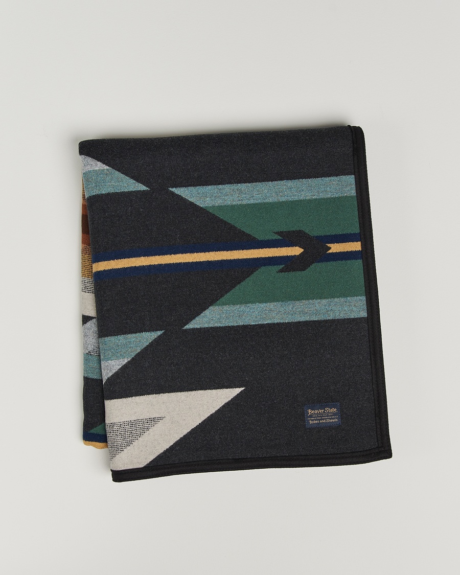 Herr | Livsstil | Pendleton | Jacquard Napped Robe Oxford Wyeth Trail