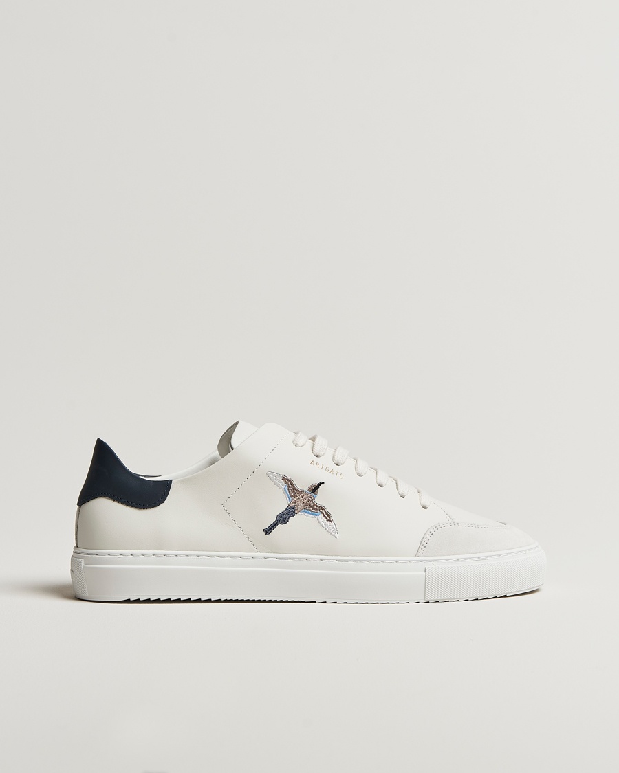 Axel Arigato Clean 90 Bee Bird Sneaker White/Dark Blue – Blå