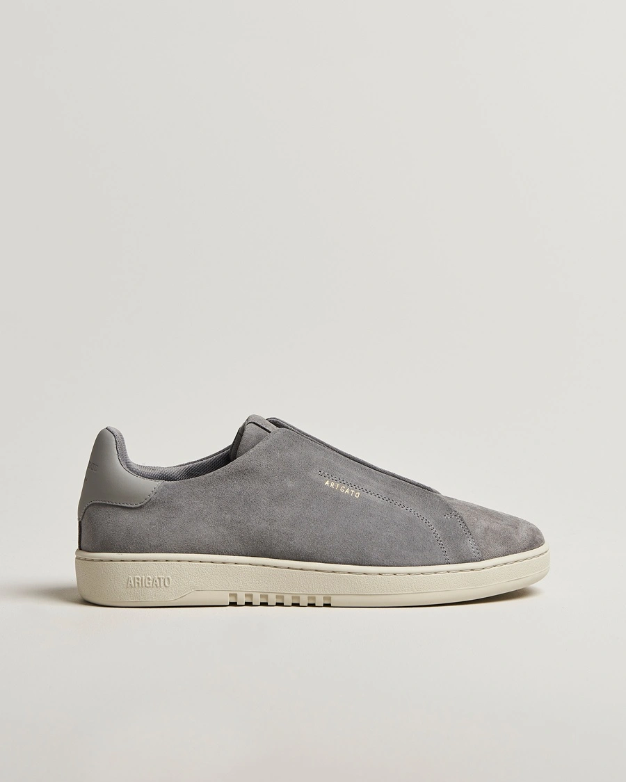 Herr | Sneakers | Axel Arigato | Dice Laceless Sneaker Dark Grey Suede