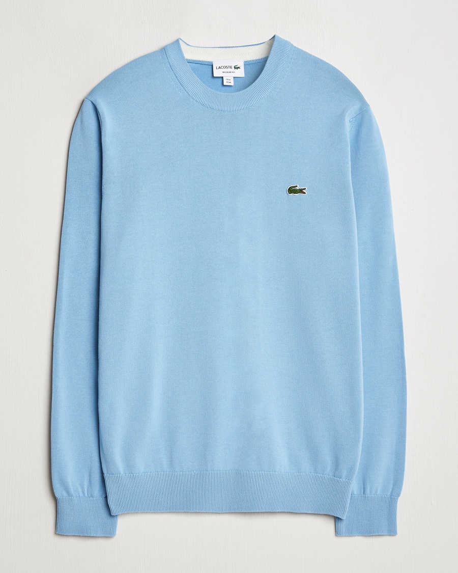 Herr | Stickade tröjor | Lacoste | Cotton Knitted Sweater Overview