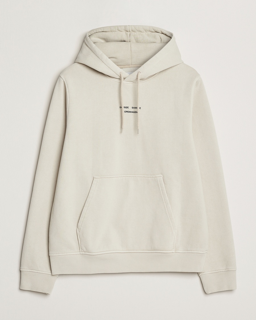 Herr | Huvtröjor | Samsøe Samsøe | Marcus Center Logo Hoodie Moonstruck
