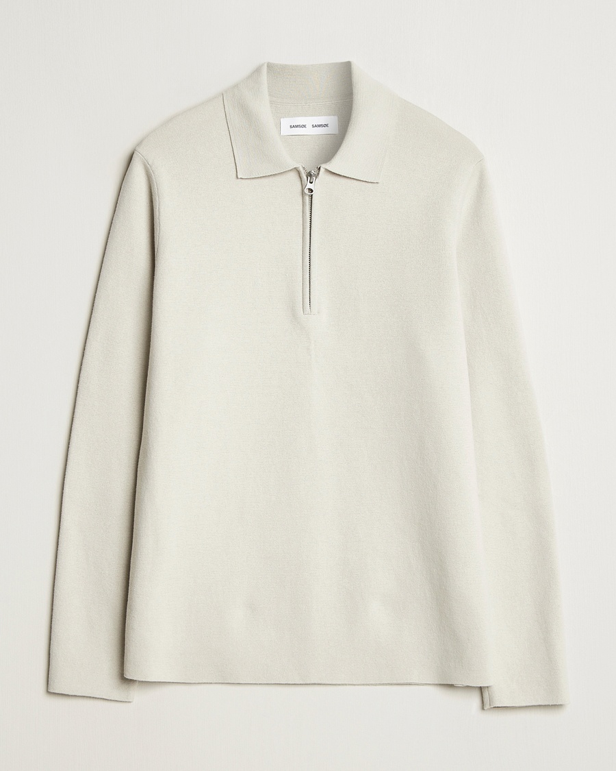 Herr | Half-zip | Samsøe Samsøe | Guna Half Zip Moonstruck