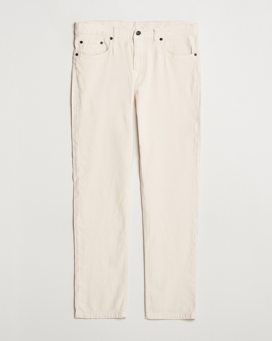 Herr | 5-ficksbyxor | GANT | Regular Cotton/Linen 5-Pocket Pants Putty