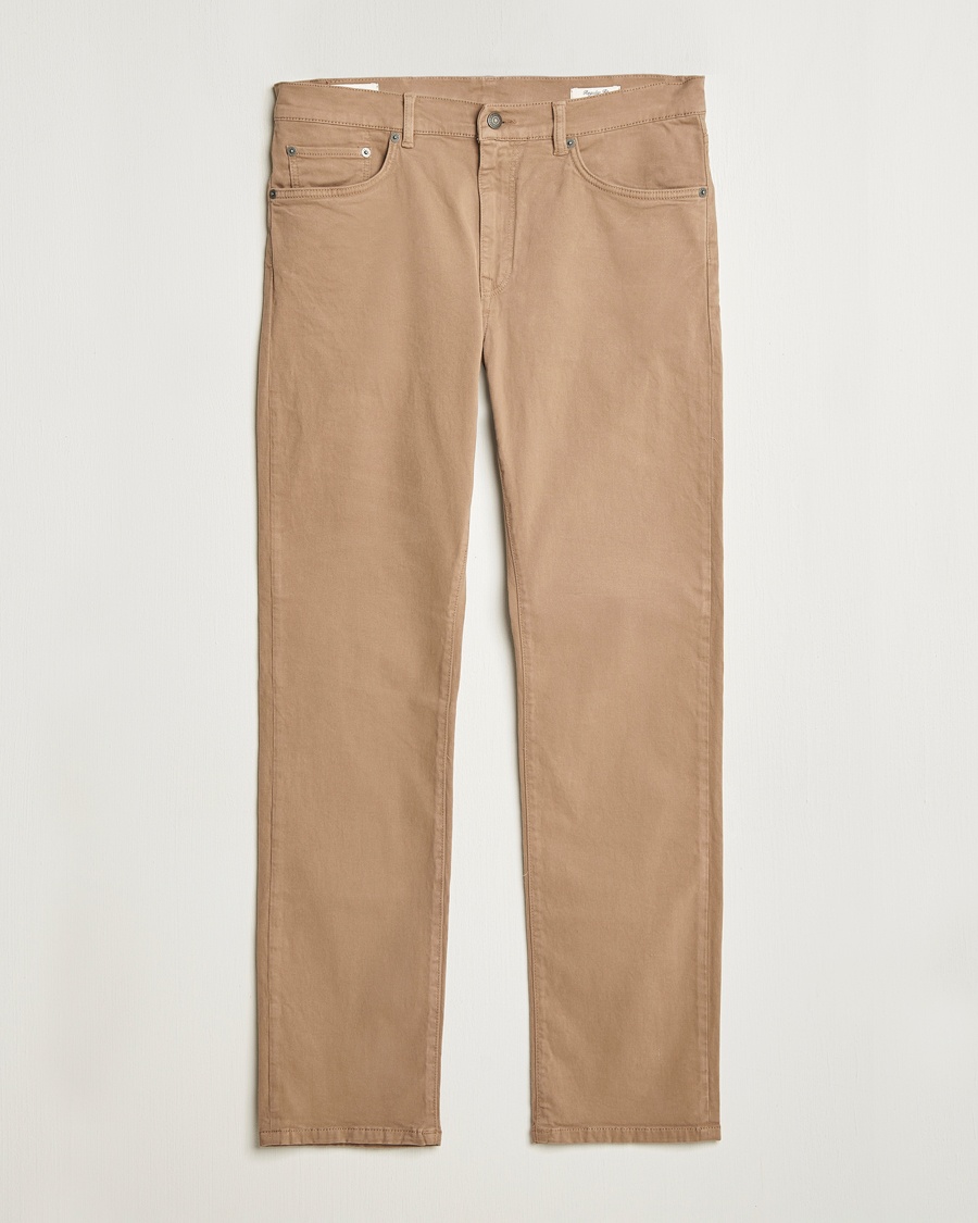 Herr | | GANT | Regular Desert 5-Pocket Pants Brown