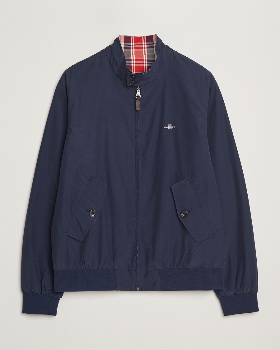 Herr | Jackor | GANT | Reversible Harrington Jacket Classic Blue