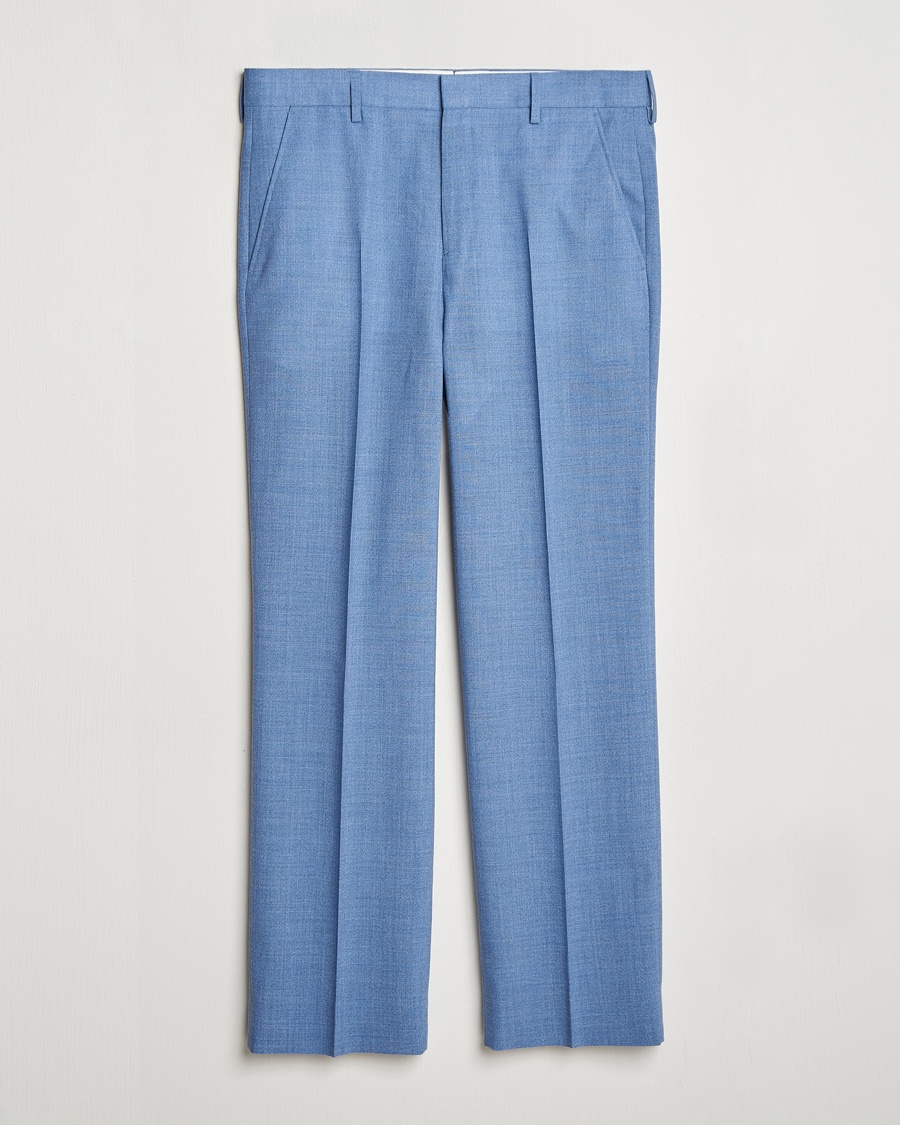 Herr | Kostymbyxor | GANT | Mouline Wool Suit Trousers Salty Sea