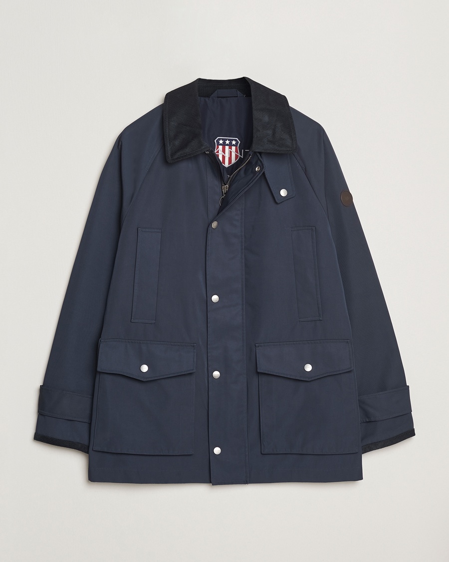 Herr | Jackor | GANT | Spring Decker Jacket Evening Blue