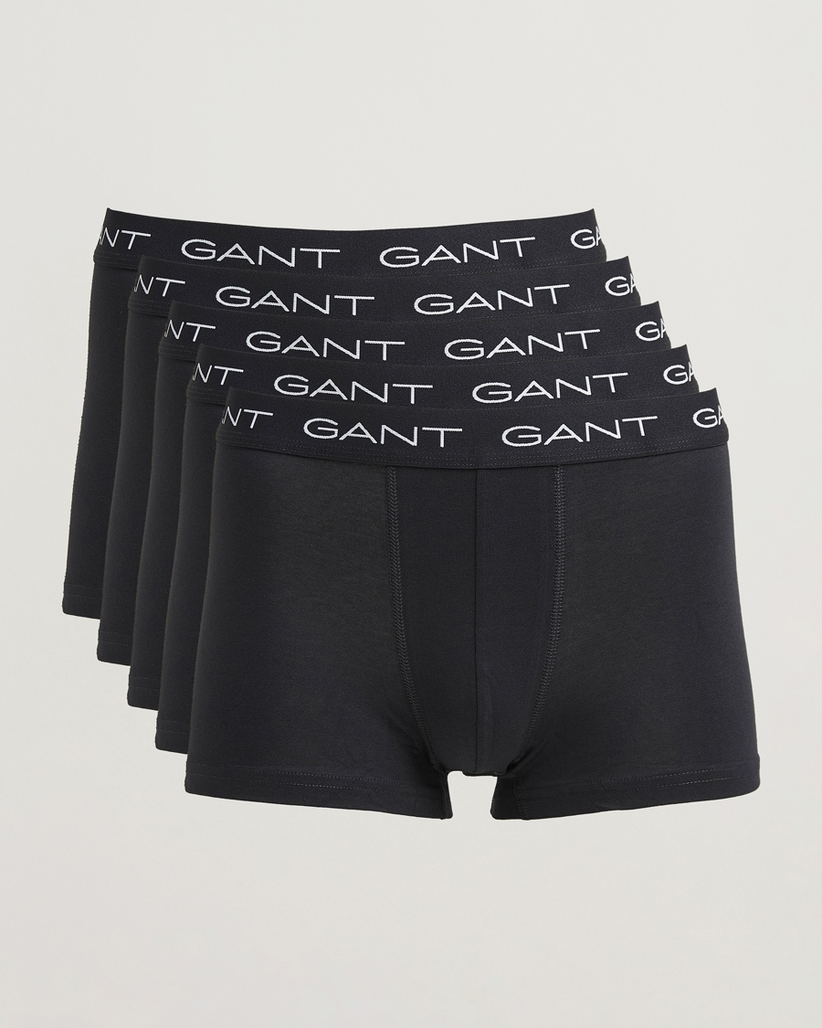 Gant 5-Pack Trunks Black – Svart