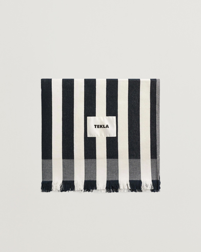 Tekla Organic Terry Beach Towel Cala Stripes – Flerfärgad