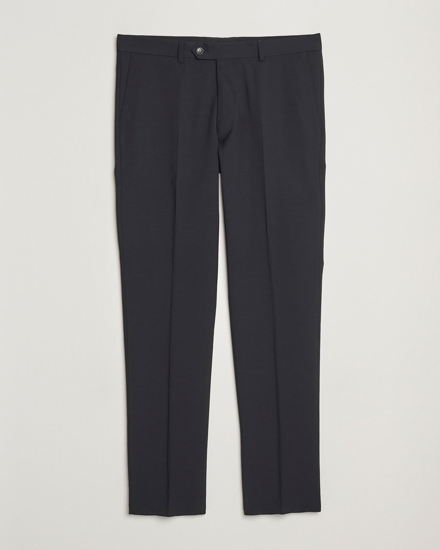 Herr | | Oscar Jacobson | Denz Wool Blend Trousers Black