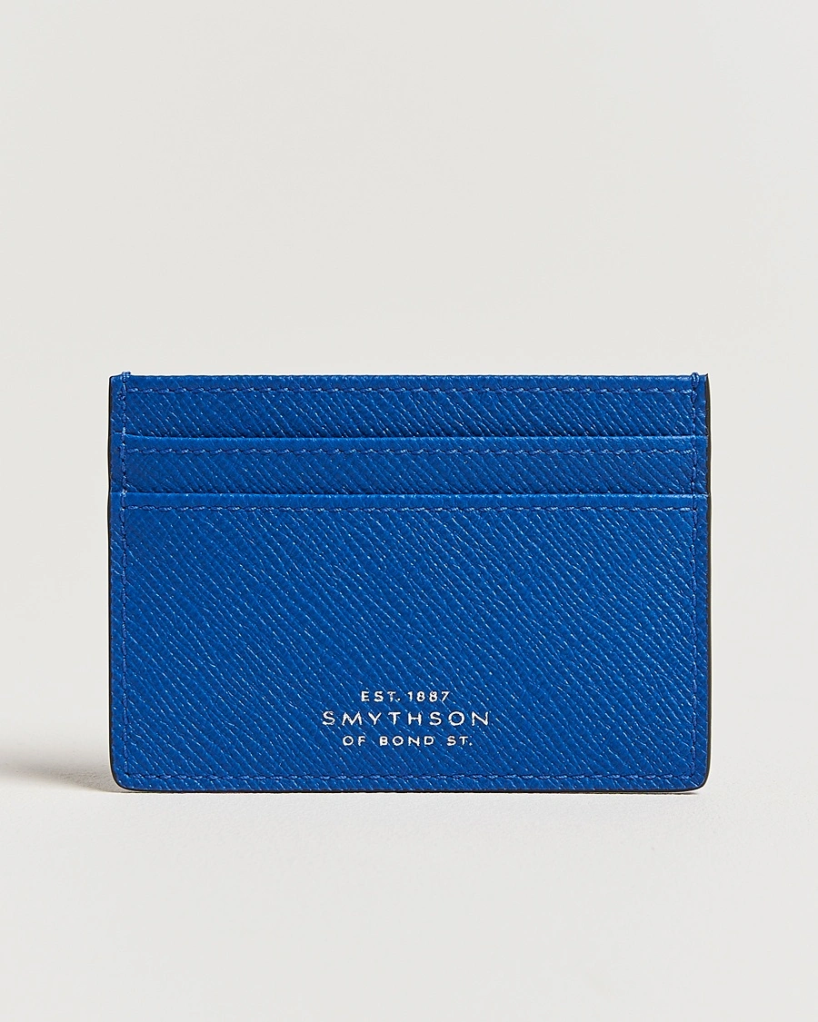 Herr | Plånböcker | Smythson | Panama Flat Cardholder Cerulean