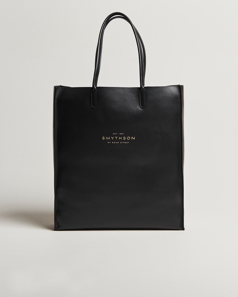 Herr | Totebags | Smythson | Pavilion Kingly Tote Black