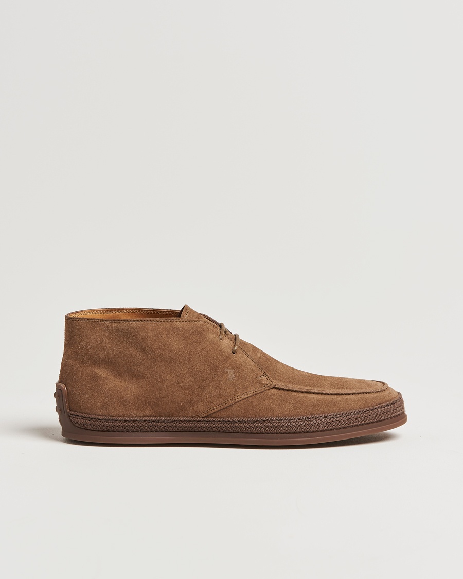 Herr | Kängor | Tod's | Raffia Chukka Boot Brown Suede