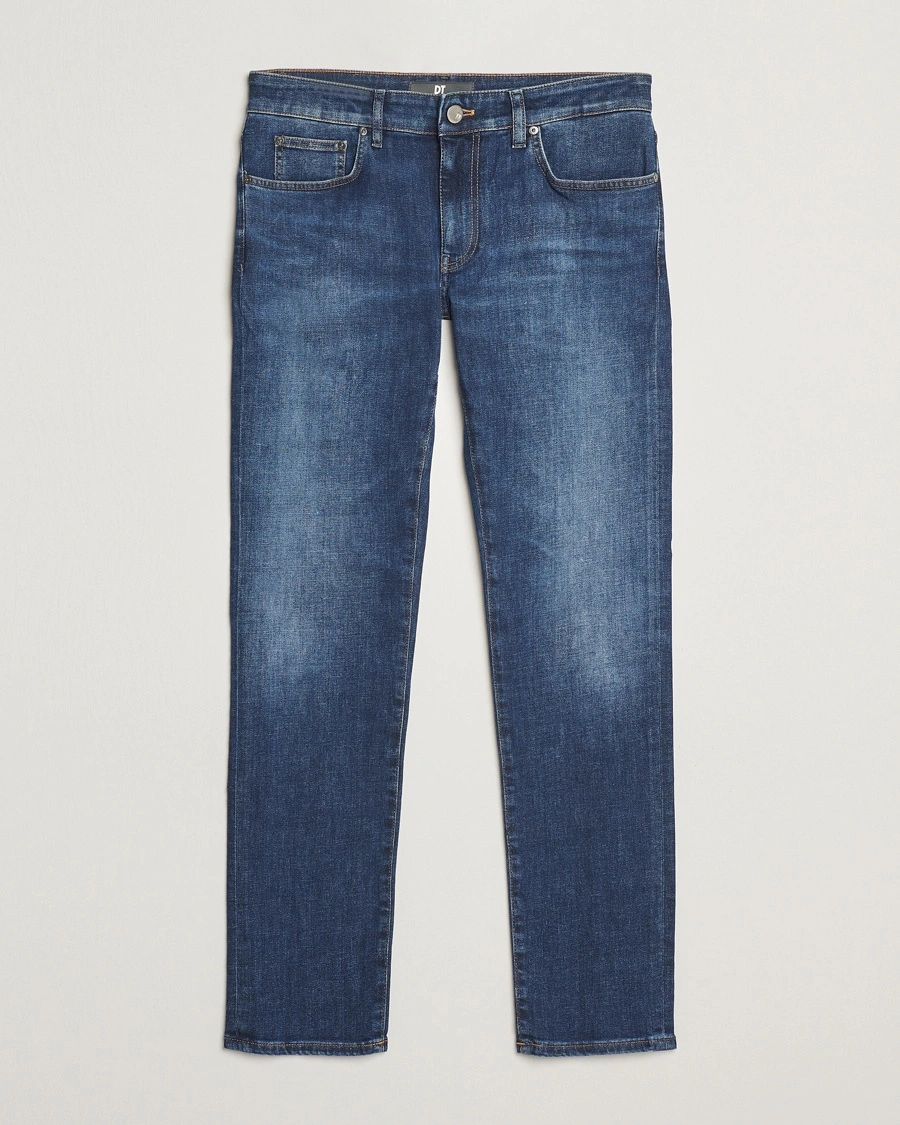 Herr | Jeans | PT01 | Slim Fit Stretch Jeans Dark Blue Wash