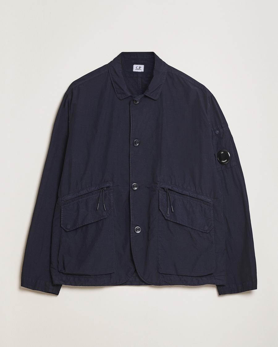 Herr | Samtida jackor | C.P. Company | Flatt Nylon Blazer Jacket Navy