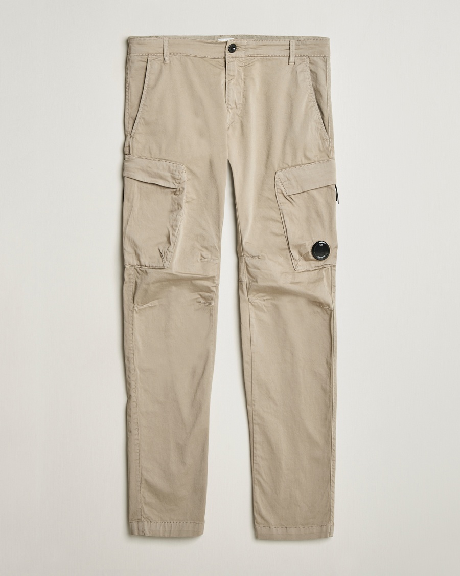 Herr | Cargobyxor | C.P. Company | Satin Stretch Cargo Pants Beige