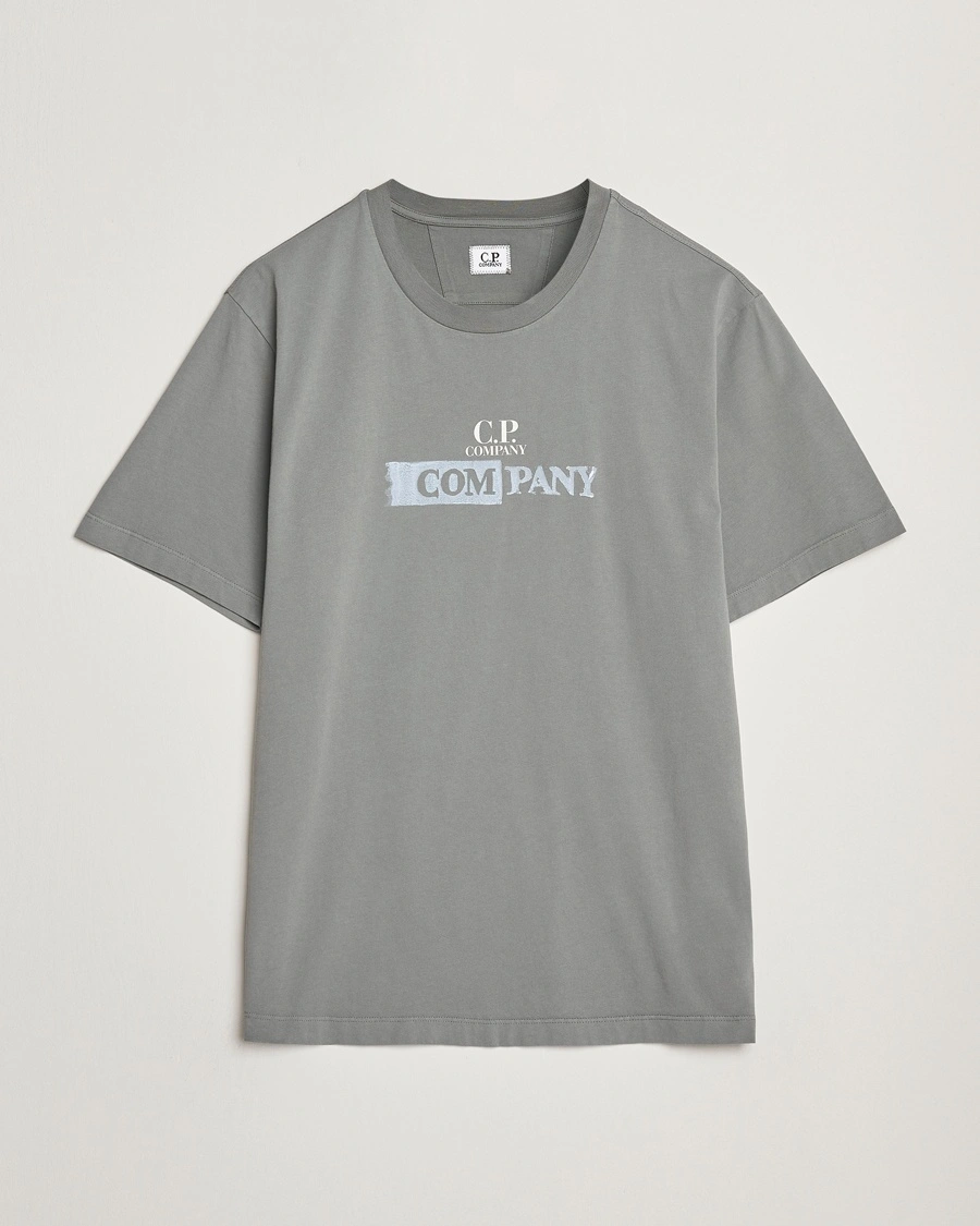 Herr | Business & Beyond - Casual | C.P. Company | Back Print Short Sleeve T-Shirt Grey