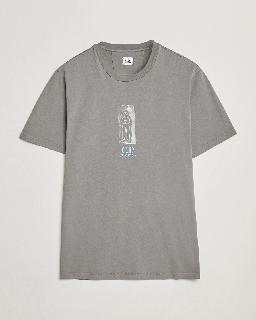 Herr | Kortärmade t-shirts | C.P. Company | Back Print Short Sleeve T-Shirt Grey