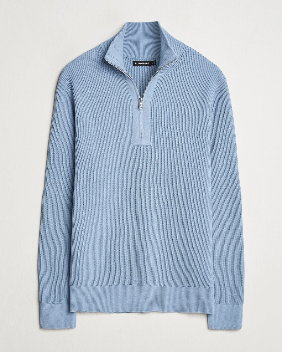 Herr | | J.Lindeberg | Alex Knitted Half-Zip Rainwashed