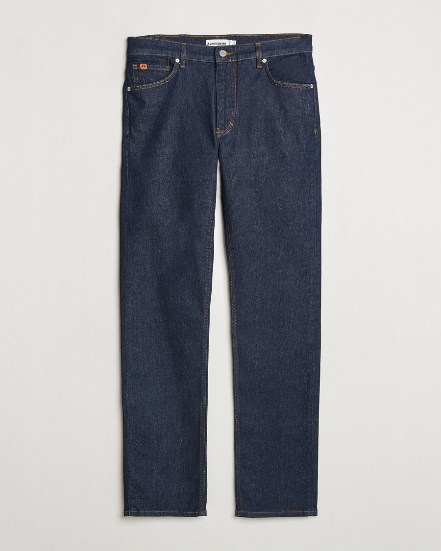 Herr | J.Lindeberg | J.Lindeberg | Jax Rinsed Slim Jeans Dark Blue