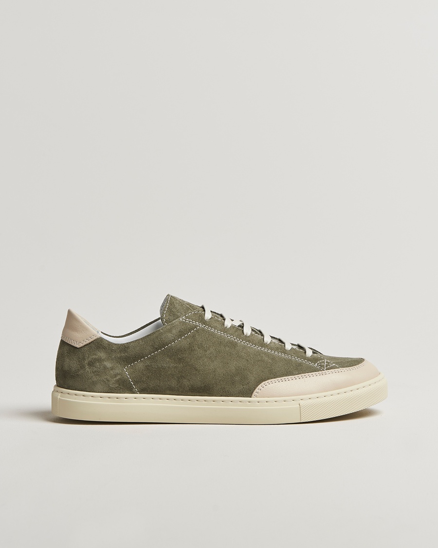 Herr | | CQP | Bumper Suede Sneaker Olive