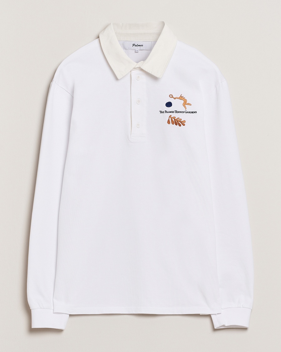 Herr | Rugbytröjor | Palmes | Garden Rugby Shirt White