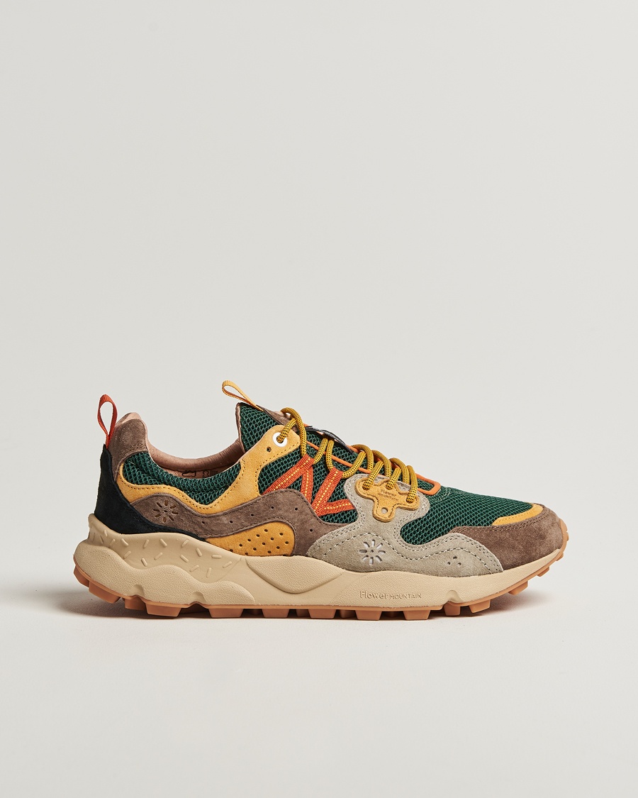 Flower Mountain Yamano 3 Suede/Nylon Mesh Sneaker Multi – Flerfärgad