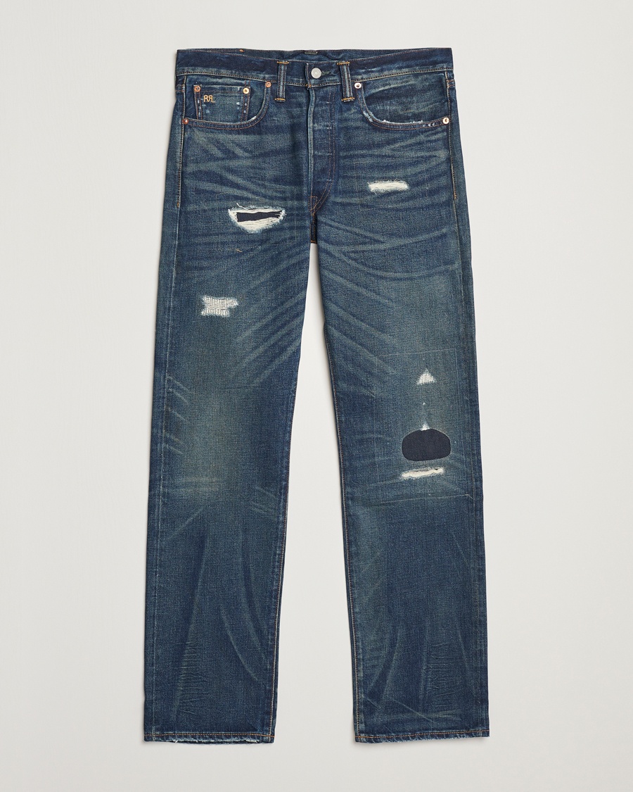 Herr | Straight leg | RRL | Straight Fit 5-Pocket Denim Hawley Wash