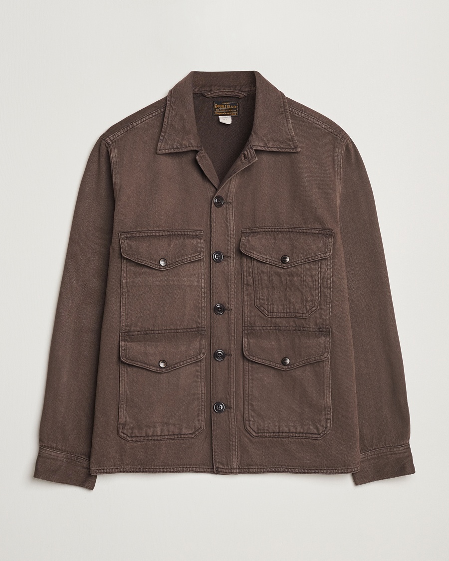 Herr | | RRL | Elmore Shirt Jacket Dark Brown