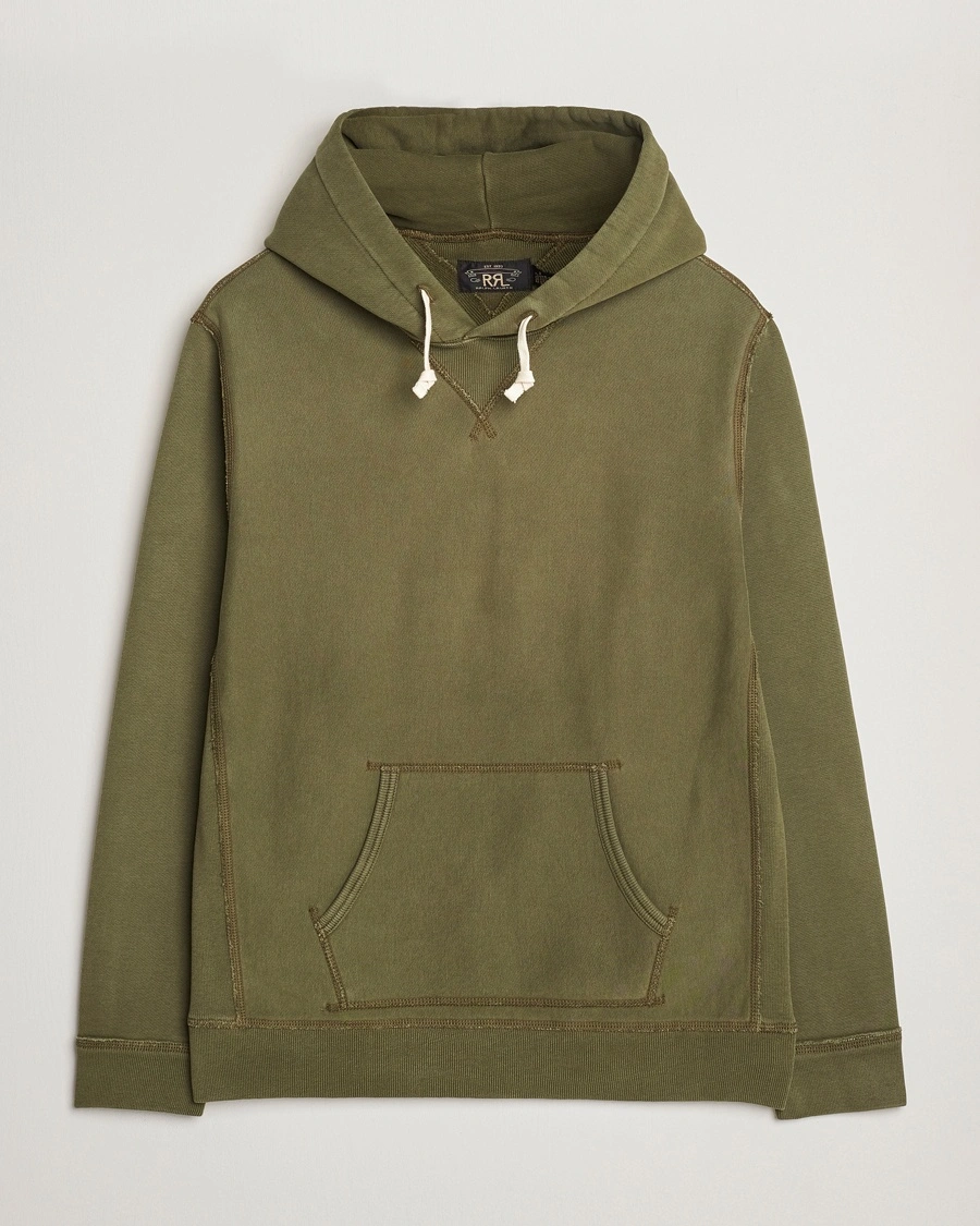 Herr | Huvtröjor | RRL | Hooded Sweatshirt Olive