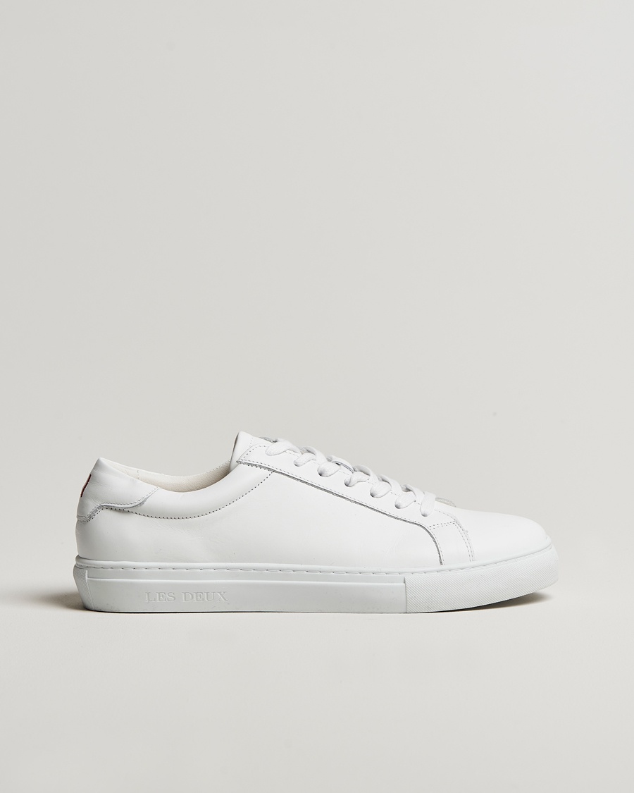 LES DEUX Theodor Leather Sneakers White – Vit