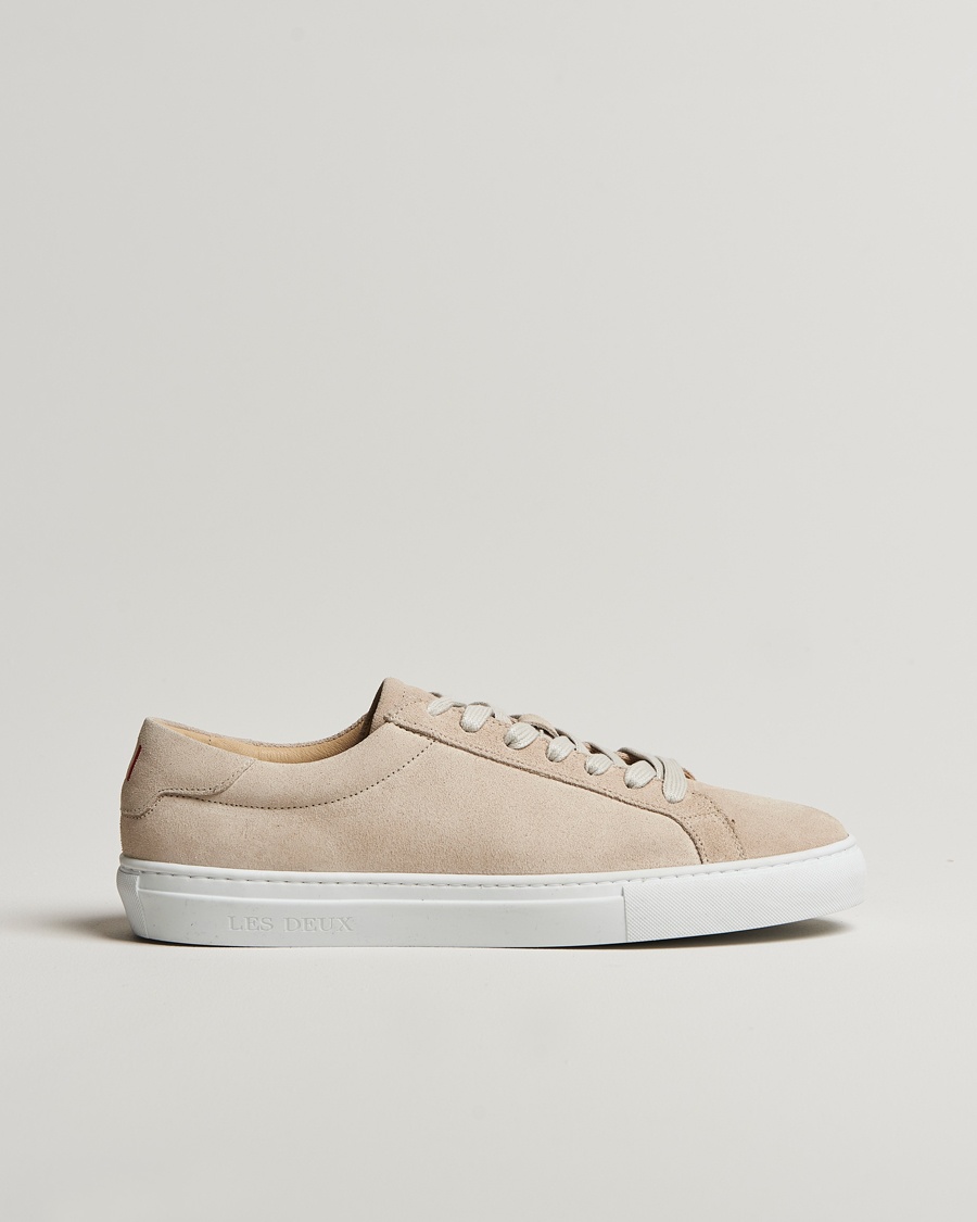 LES DEUX Theodor Suede Sneakers Ivory – Vit