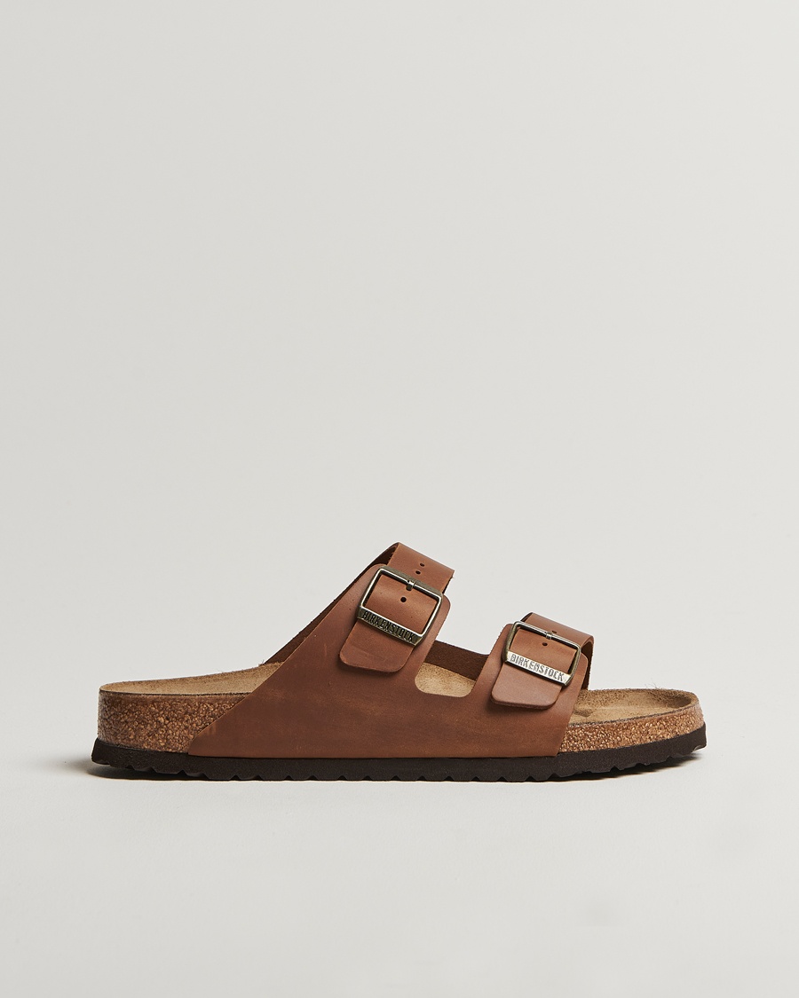 BIRKENSTOCK Arizona Classic Footbed Cognac Oiled Leather – Brun