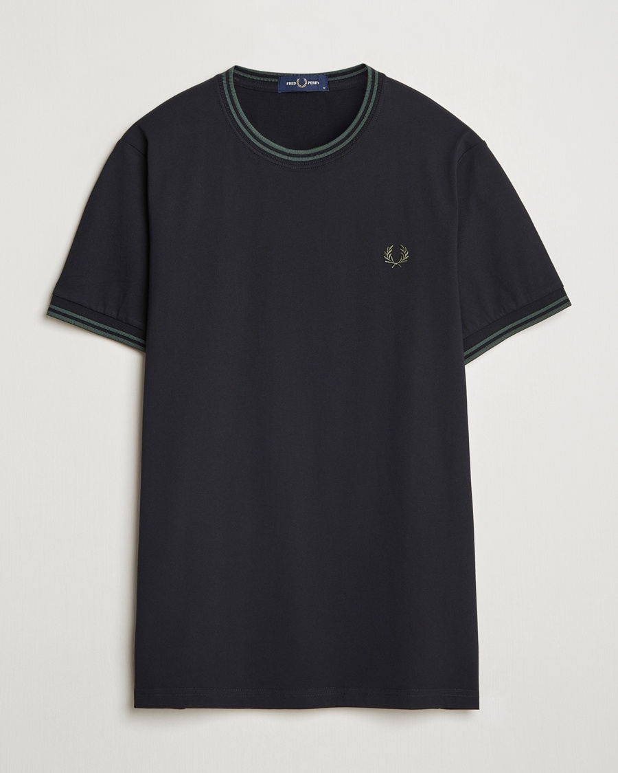 Herr | Fred Perry | Fred Perry | Twin Tipped T-Shirt Black