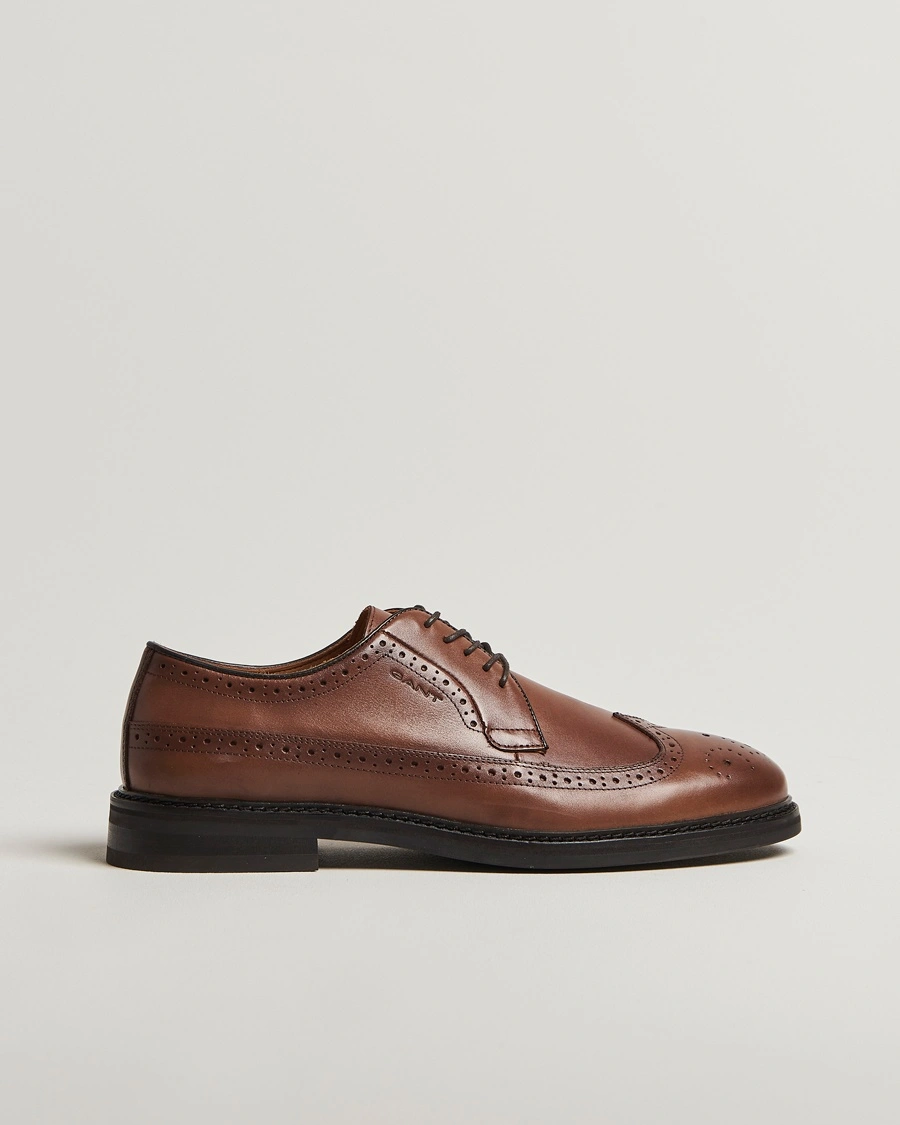 Herr | | GANT | Bidford Leather Brogues Cognac