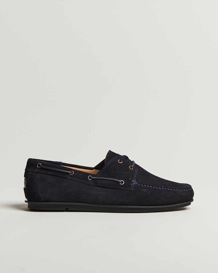 Herr | Seglarskor | GANT | Wilmon Suede Moccasin Marine