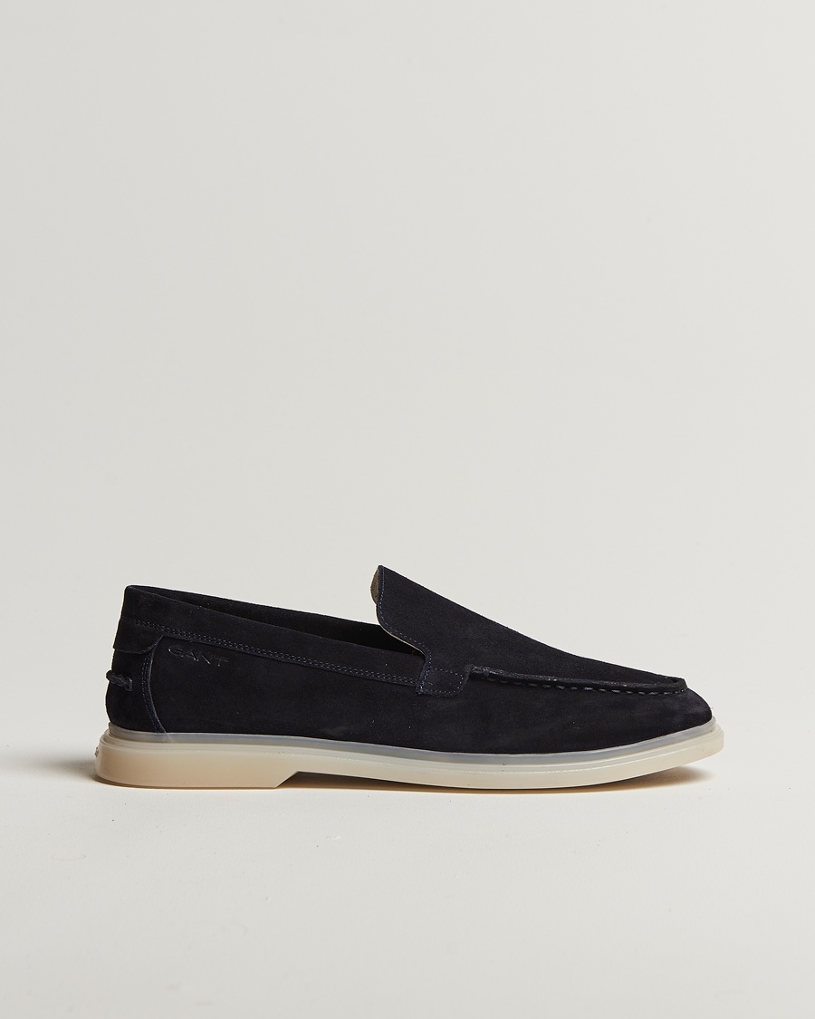 Herr | Business & Beyond - Casual | GANT | Boery Suede Loafer Marine