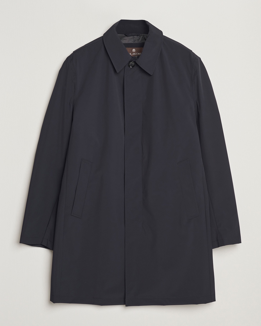 Herr | | Oscar Jacobson | Nylon Car Coat Navy
