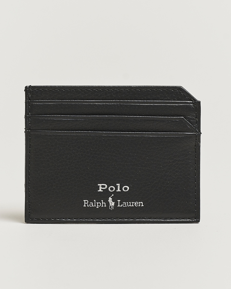 Herr | Accessoarer | Polo Ralph Lauren | Card Holder Pebble Leather Black