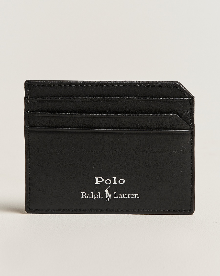 Herr | Tillfälligt säsongserbjudande | Polo Ralph Lauren | Card Holder Smooth Leather Black