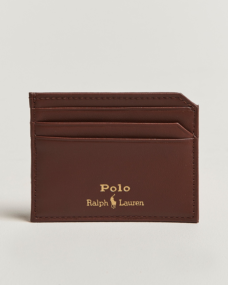 Herr | Tillfälligt säsongserbjudande | Polo Ralph Lauren | Card Holder Smooth Leather Saddle
