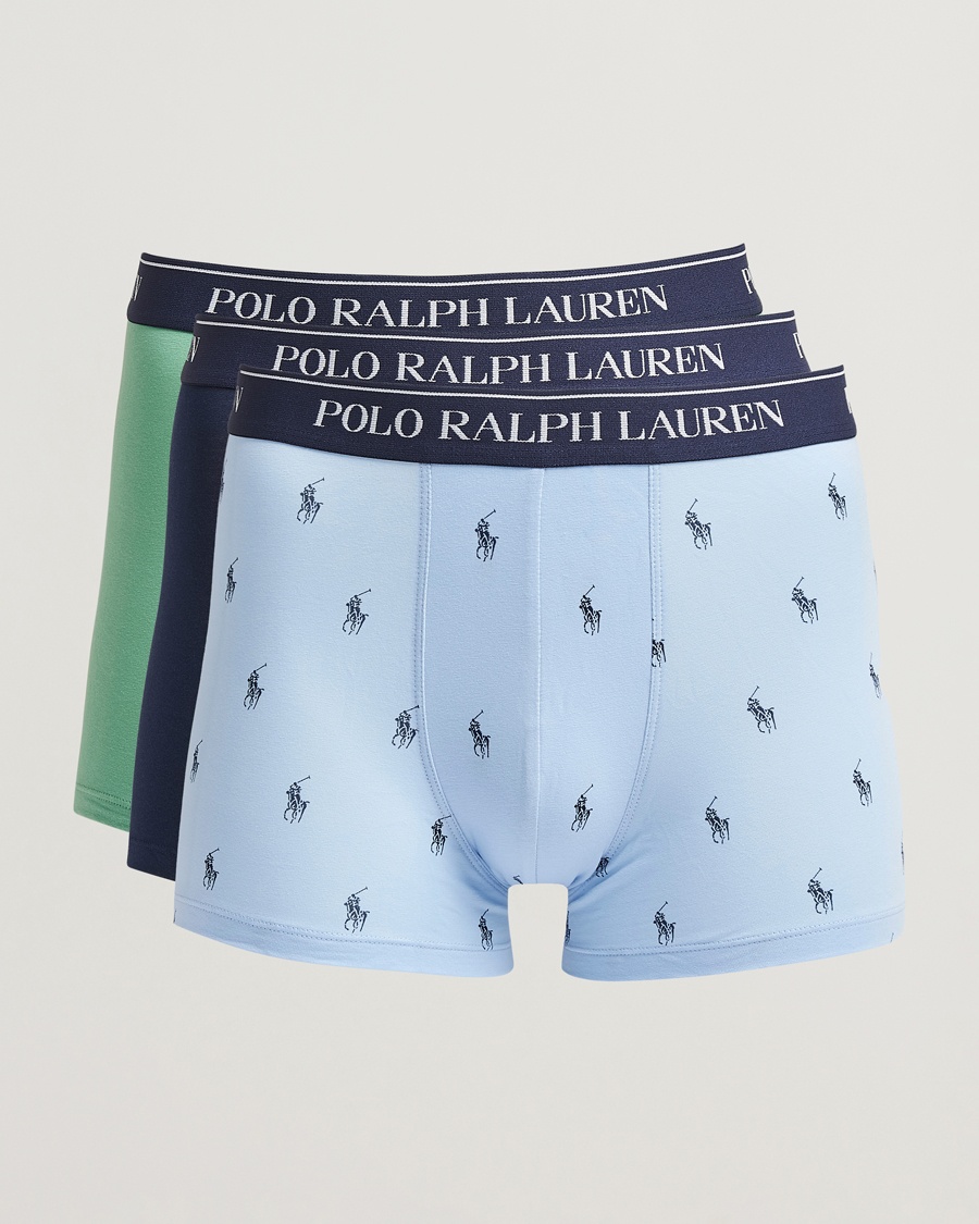 Herr | Underkläder | Polo Ralph Lauren | 3-Pack Trunk Navy/Green/Blue