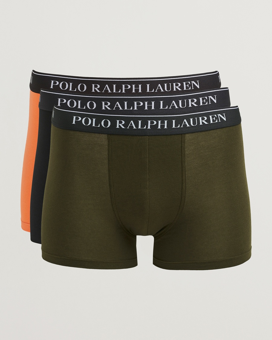 Herr | Kalsonger | Polo Ralph Lauren | 3-Pack Trunk Black/Orange/Green